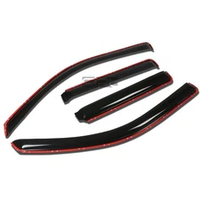 Fit 02+ Trailblazer Smoke In-Channel Window Visor/Wind Deflector Vent Rain Guard