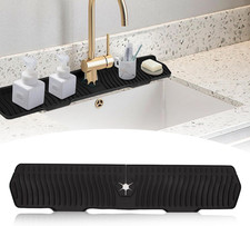 30 Inch Sink Splash Guard,Longer Silicone Sink Mat for Kitchen Bathroom,Kitchen
