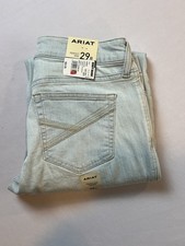 Ariat R.E.A.L. Perfect Rise Trouser Jeans Women s 29R Light Wash Denim - NWT