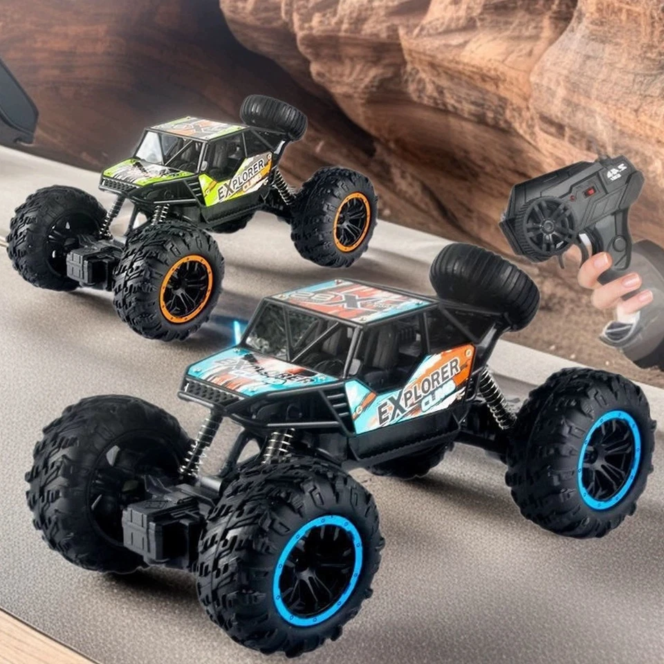 RC Off-Road Remote Control Car RC Monster Truck High-Speed Climbing Vehicle Ne4I - Image 2 of 4