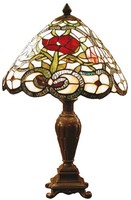 Tiffany Stehlampe Tischlampe Ca. 47 X Ø 32 Cm 1 X E14 Max. 40W Clayre & Eef 5LL-