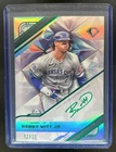 2025 Diamond Icons Bobby Witt Jr. White PolychromatINK Auto Green Ink #12/15