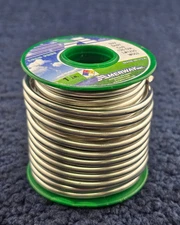 Amerway SN97: 1Lb Spool .125" Dia Lead Free Solder Solid Wire L#1220 I#552