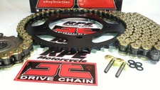 2013-2017 Kawasaki EX300R Ninja JT 520 Z3 Gold OEM Chain and Sprockets Kit