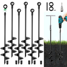 Fabulas Ground Anchors Screw In 18 Inch Heavy Duty Swing Set Ground Anchor Kit