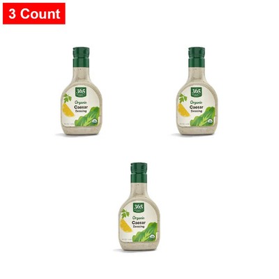365 By WFM, Organic Caesar Dressing, 16 Fl Oz - 3 Count