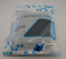NanoSocks 3D Nano-Weave Compression Socks Black Size 2 Medium NANOMX-BK-2 New