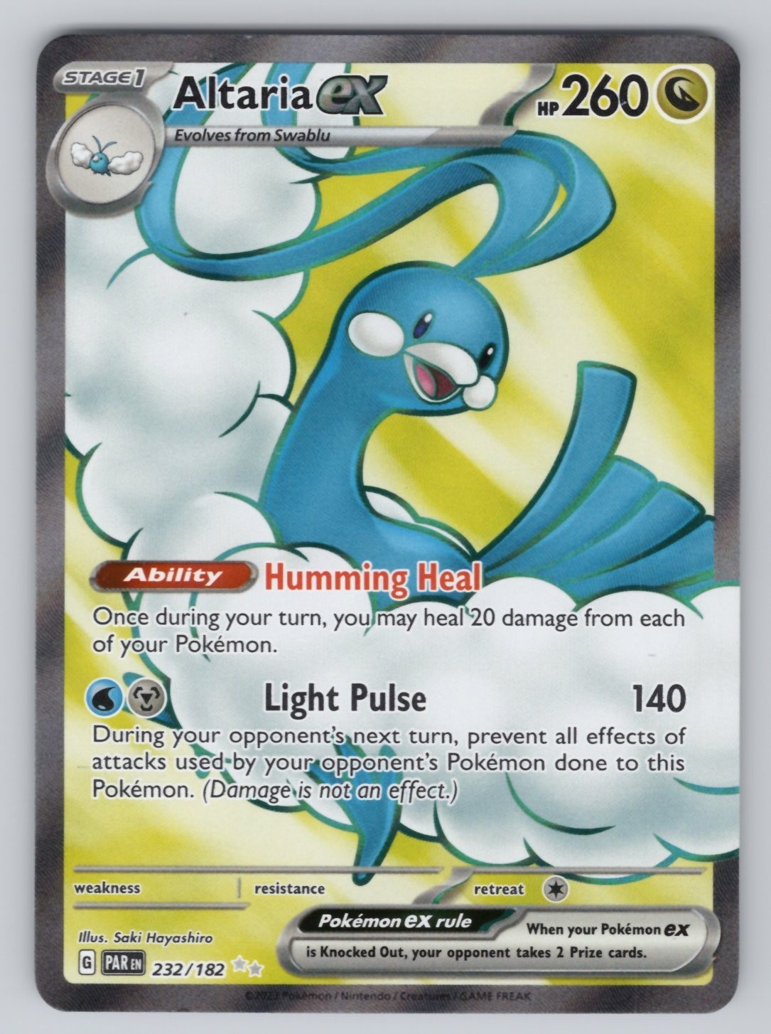 Altaria ex Holo SV04: Paradox Rift 232/182