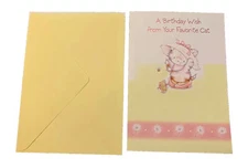 Birthday Greeting Card Cat and Mouse Designer Greetings new with envelope