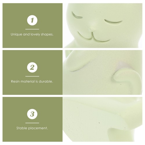 Cat Phone Holder Office Smartphone Stand for Desk Resin Cell Stands - 第 9/12 張圖片