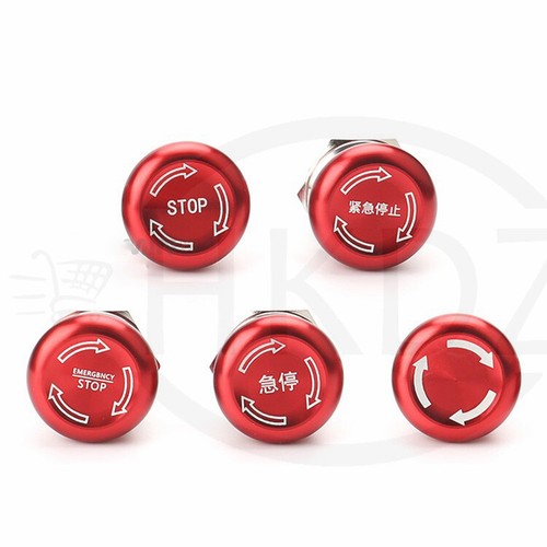E-STOP Emergency Stop Mushroom Pushbutton Switch 16mm 19mm 22mm IP65 Waterproof - Picture 16 of 28