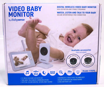 Babysense V35 Babyphone Babyfon 3,5'' mit Kamera