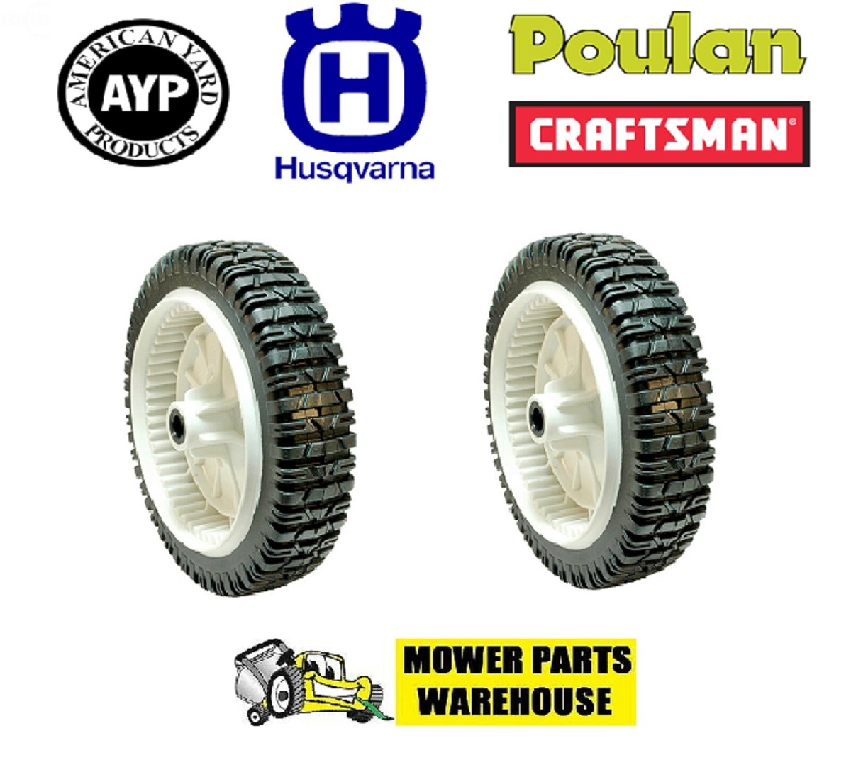 Mower Front Tire Poulan Riding Mower Tire Size 2) CRAFTSMAN - Main Image