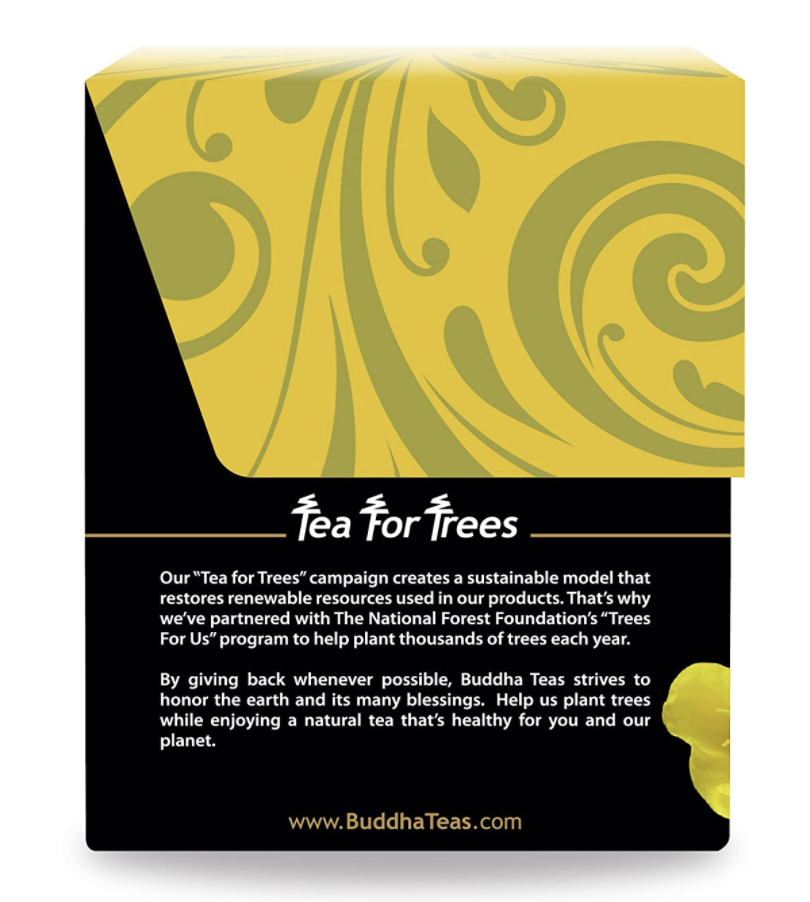 Buddha Teas Organic Mullein Leaf Tea 18 Bag Kosher Caffeine Free ...
