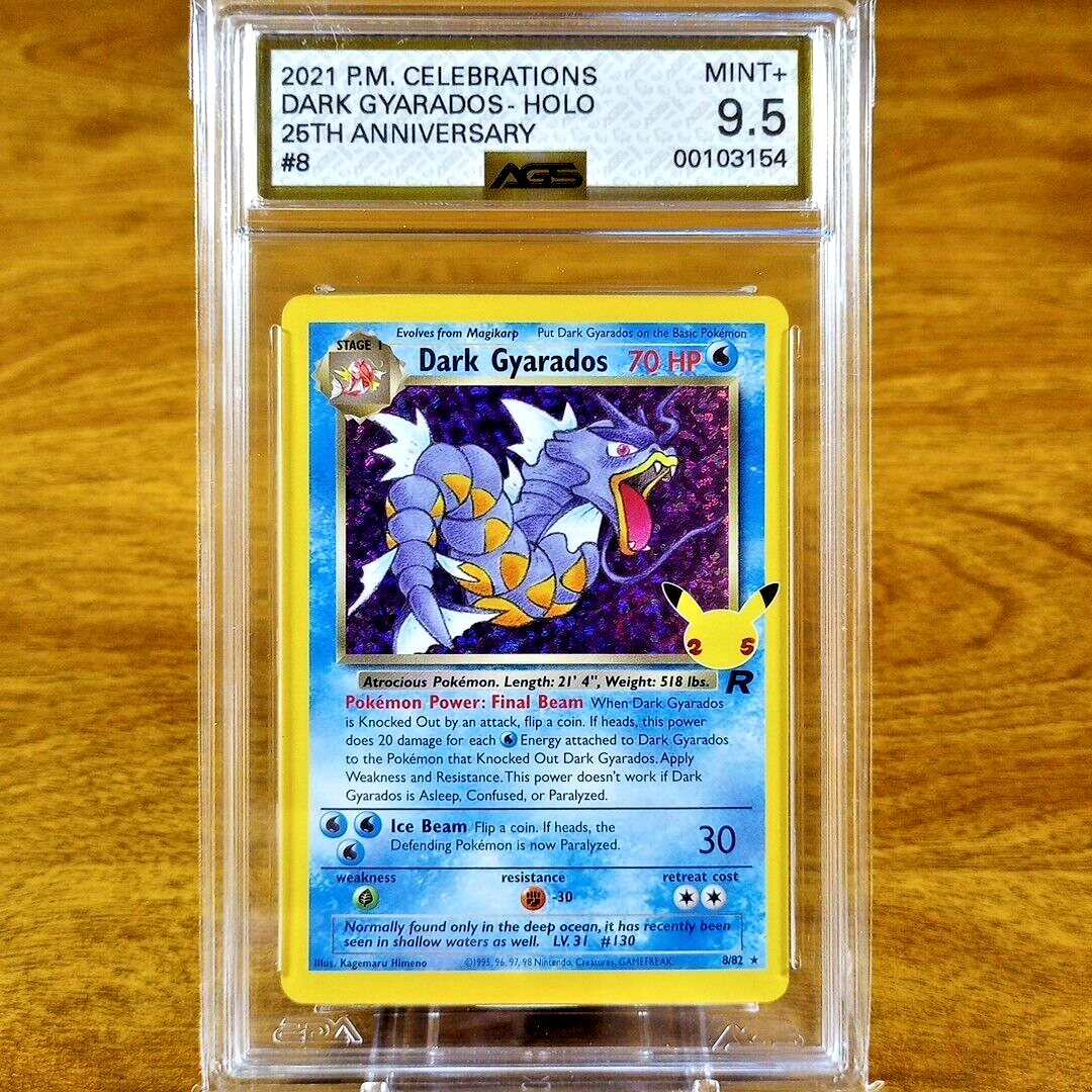 Pokemon Celebrations Classic Collection Dark Gyarados 8/82 AGS