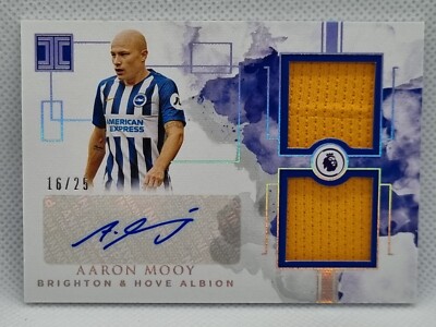 Aaron Mooy Australia Brighton 2019-20 Panini Impeccable Autograph Jersey  16/25!