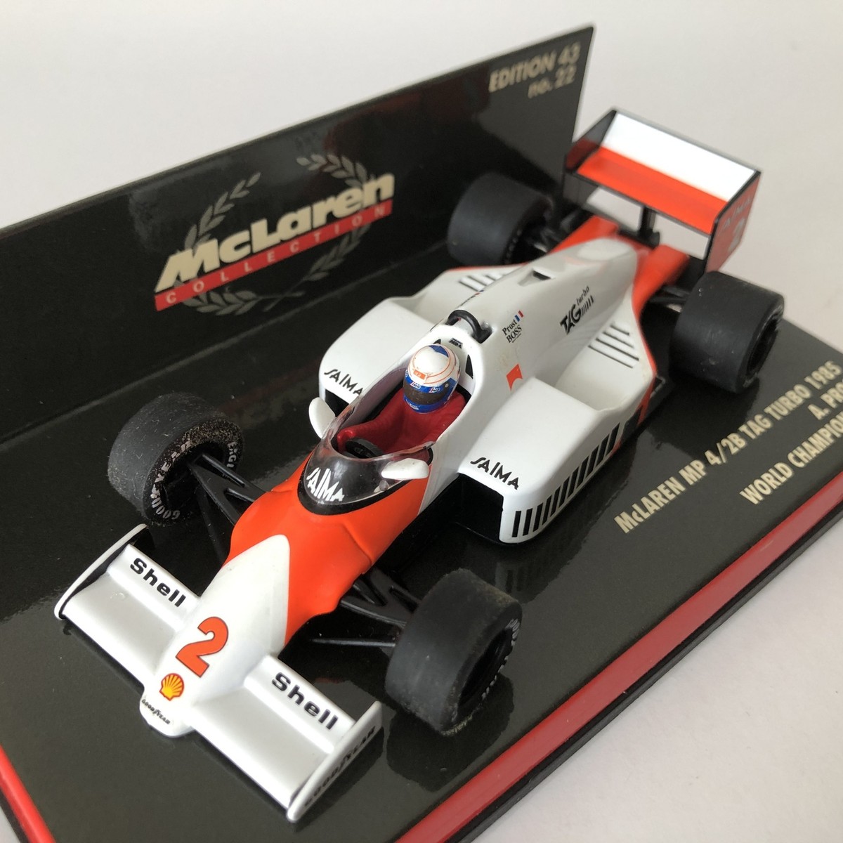 ミニチャンプス 1/43 McLaren MP 4/2 TAG Turbo 美品 ミニチャンプス 1/43 McLaren MP 4/2 TAG Turbo 美品