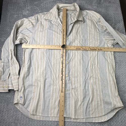 Tommy Bahama Shirt Mens Large XL Long Sleeve Button Front Pocket Plaid - Picture 7 of 10