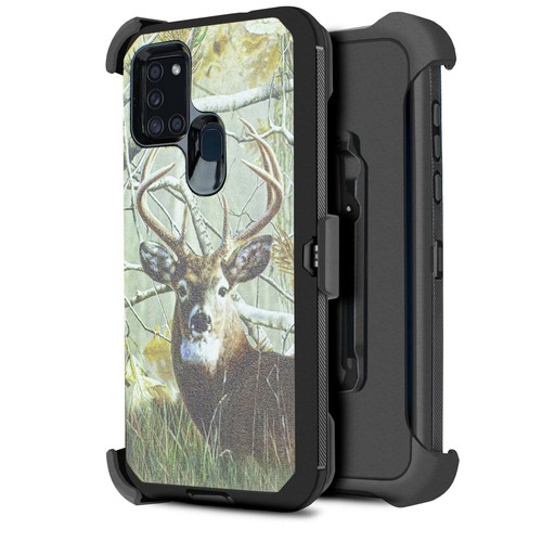 For Samsung Galaxy A21S Built In Screen Holster Shockproof Heavy Duty Phone Case - Picture 20 of 35