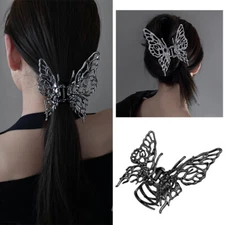 Women Large Bow Hair Clip Butterfly Metal Claw Hair Clip Grab Accessories