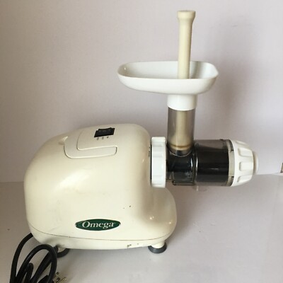 Omega 8003 Nutrition Center Fruit & Vegetable Juice Extractor Compact Heavy Duty