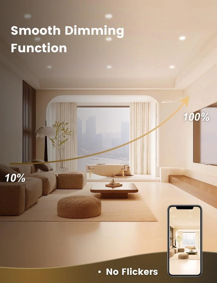 4Pack MR16 LED Flood Light Bulb, 6.5W (50W), 2700K, GU5.3 - Image 4 of 4