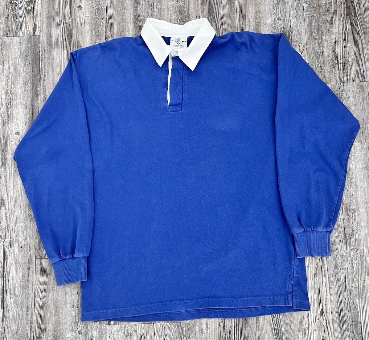 Maglia Rugby Prima Fila Uomo XL Colorblock Manica Lunga Pesante Inghilterra UK A1