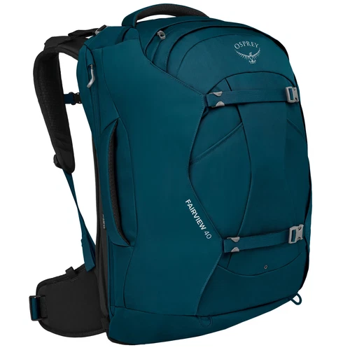 Osprey Fairview Womens 40 Litre Travel Rucksack Travel Backpack Carry On Blue NEW
