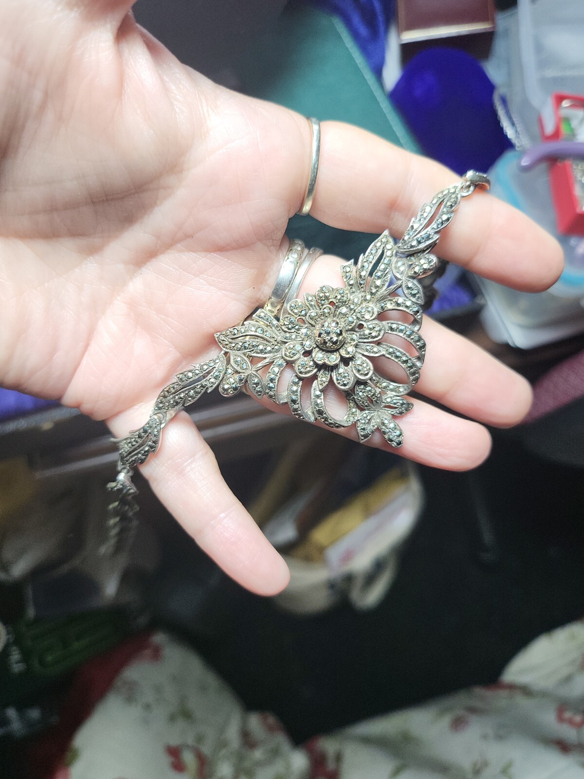 ☆STUNNING☆ Victorian Solid Sterling Silver And Ma… - image 11