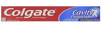  6-PK Colgate Toothpaste Cavity Protection Fluoride, Regular Flavor 2.5 oz  