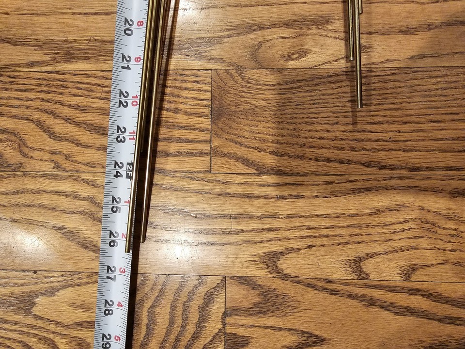 Ridgeway Triple Chime Grandfather Clock Chime Rods 12 Rods Assembly