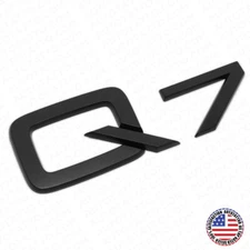 Audi Q7 Matte Black Rear Letter Liftgate Nameplate Trunk Emblem Badge Sport