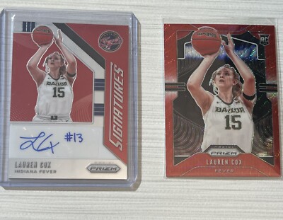 2020 Panini Prizm WNBA Signatures Lauren Cox #SG-LCX Rookie Auto RC