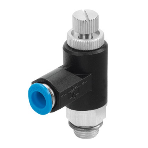 FESTO GRLA-3/8-QS-8-RS-B 162970 One-Way Flow Control Valve New - Picture 3 of 4