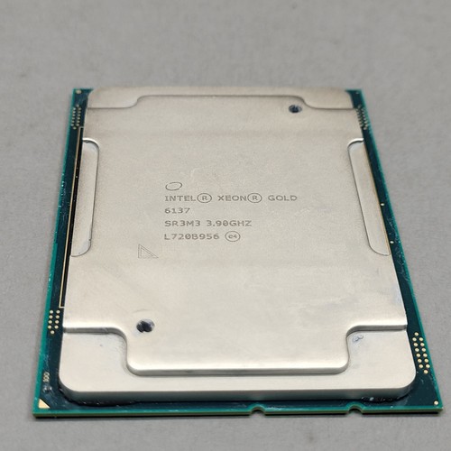 Intel Xeon Gold 6137 SR3M3 3.90 GHz (4.10 GHz Turbo) 8‑Core Server CPU FCLGA3647 - Photo 3/12