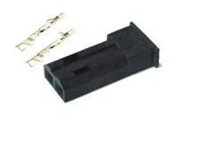 JST 2.5mm male connector housing black crimp terminal fr RC LiPO Battery 100set