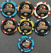 Harley Davidson Wide Print Poker Chip Copperhead HD in Wichita Falls, TX(Pick 1)