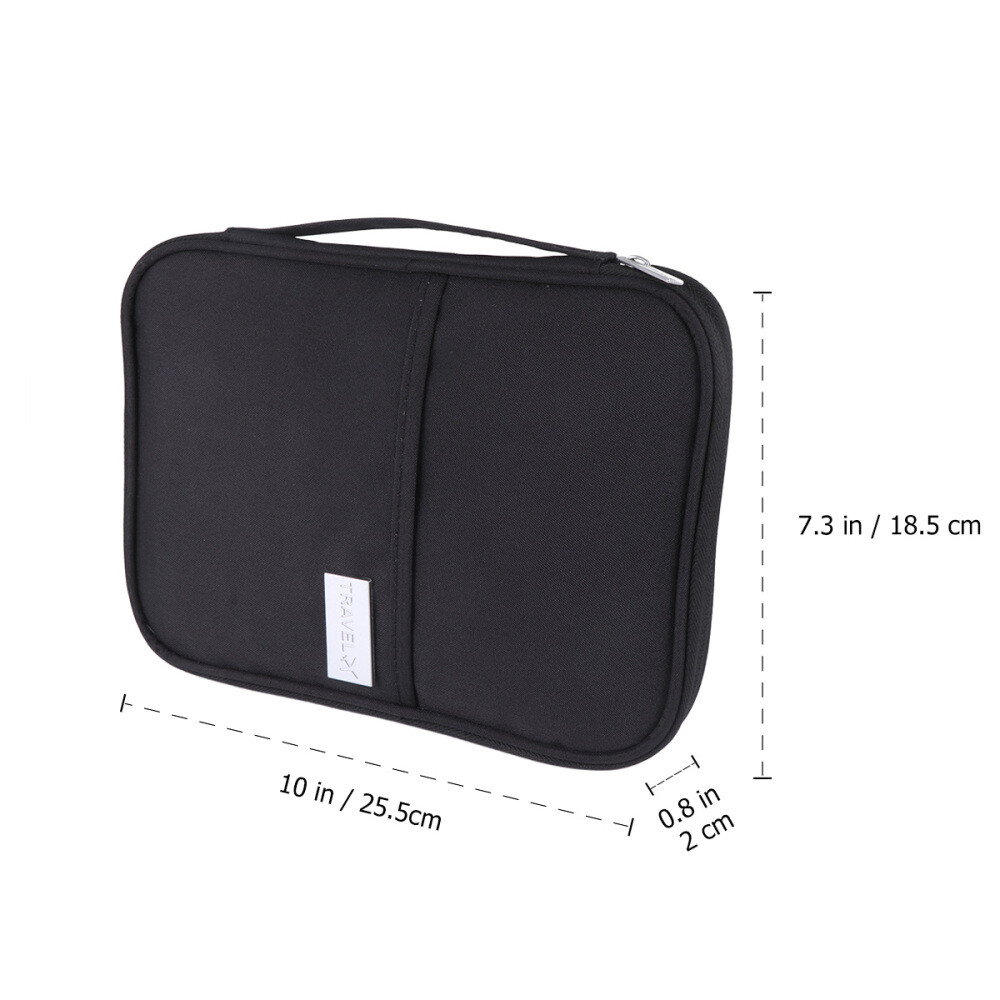 Sac Organiseur Passeport Et Documents - Portefeuille De Voyage étanche Pour Famille