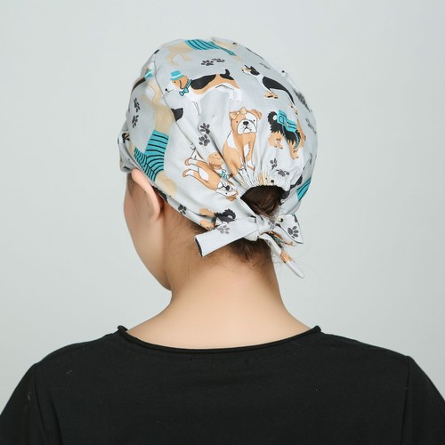 Men Women Florals Animal Printing Scrub Cap Hat Hair Cover Worked Accessories 1p - Picture 13 of 256