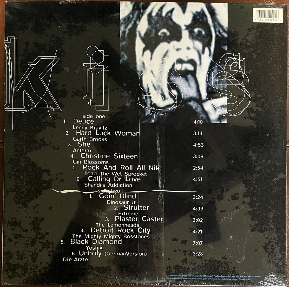 Kiss My Ass NEW + SEALED Classic Kiss Regrooved Red Vinyl