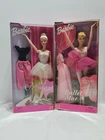 Lot of 2 Vintage Barbie Ballet Star Dolls 2000 Mattel Poseable Legs NIB