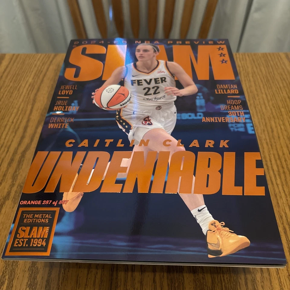 ORANGE METAL: SLAM 252 Magazine - CAITLIN CLARK Indiana Fever 287/867 - Image 2 of 4