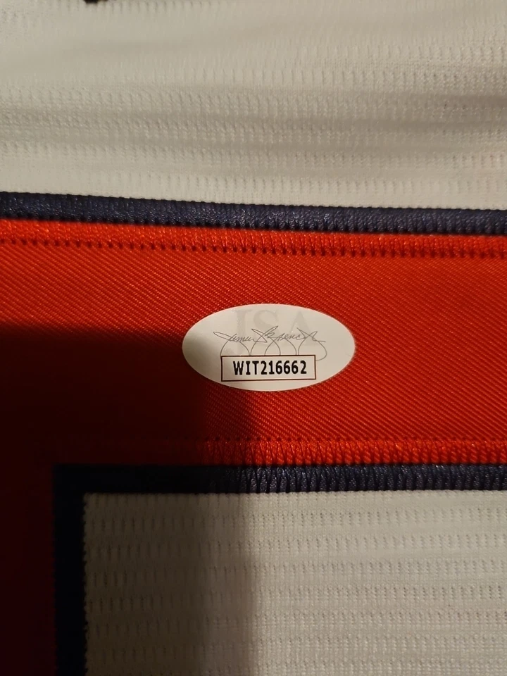 Shane Bieber Cleveland Indians auto JSA Certified Nike Signed Jersey not justin - Image 2 of 4