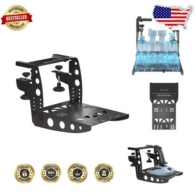 Sturdy TM Flying Clamp: Ambidextrous Metal PC Flight Simulation Mount