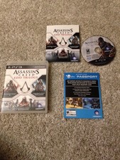 ASSASSIN'S CREED EZIO TRILOGY PLAYSTATION 3 GAME CASE MANUAL PS3