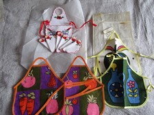 Stunning and really very unusual vintage wine bottle ‘aprons/covers’ BRAND NEW