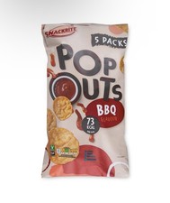 3 X SNACKRITE BBQ Flavour Popouts Crisps 5 Pack 85g