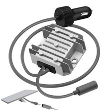 Silver Starlink Mini Car Adapter with 12V to 30V 3.5A Step Up Converter