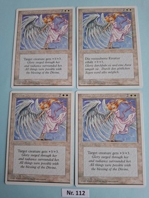 3x Divine Transformation / 1x Apotheose NM - EN/DE (1995) 4. Edition - Magic MTG