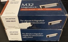 (2) Securitron ASSA ABLOY M32 Magnalocks 600lbs stalówka Zamek Dostęp Kontrola Bezpieczeństwo 